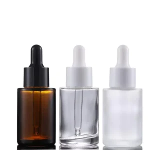 30ml 40ml 50ml 60ml Glass Dropper Bottle Cosmetic Oil Dropper Packaging with Customized Color
