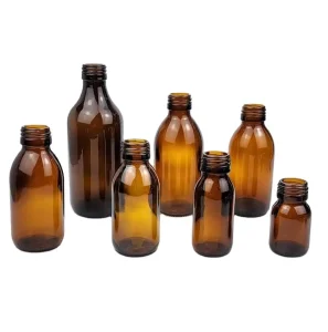 30ml-500ml Amber Glass Medicine Bottle for Cough Syrup
