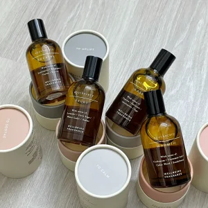 30ml 50ml 100ml Brown Amber Glass Perfume Spray Bottle Set