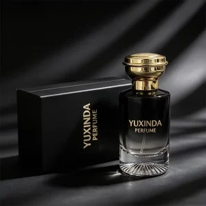 30ml 50ml 100ml Crimp Neck Empty Round Black Glass Perfume Bottles Customized Screen Printing Glass Bottle