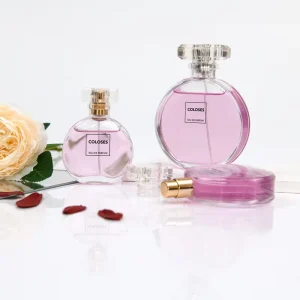 30ml 50ml 100ml Crystal Oval and Round Perfume Bottle with Cap