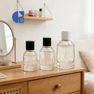30ml 50ml 100ml Empty Glass Perfume Bottle Manufacturer with Cylinder Atomizer Spray