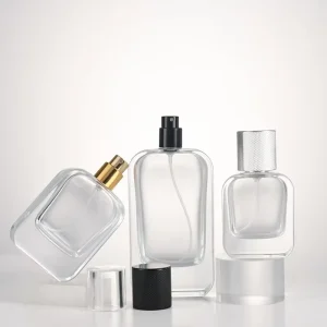 30ml 50ml 100ml Glass Perfume Bottles with Pump Sprayer Empty Dispenser Container