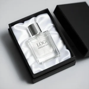30ml 50ml 100ml Green Elliptical Glass Perfume Bottles with Wood Lid and Box for Gift Packaging