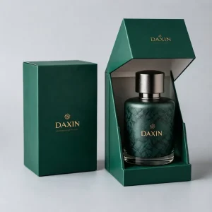 30ml 50ml 100ml Leather Glass Perfume Bottle with Box Packaging