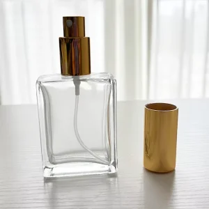 30ml 50ml 100ml Men’s Glass Perfume Spray Bottle Refillable Atomizer with Pump