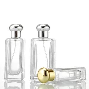 30ml 50ml 100ml Rectangle Glass Perfume Oil Bottles