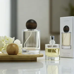 30ml 50ml 100ml Round Empty Glass Perfume Bottle with Box