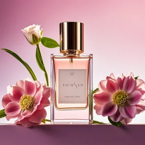 30ml 50ml 100ml Square Flat Refillable Glass Perfume Bottles with Lid, Cap, and Box