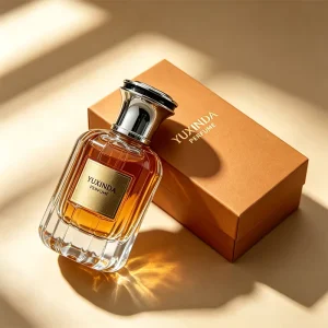 30ml 50ml 100ml Transparent Round Glass Perfume Spray Bottles with Crimp Metal Lid