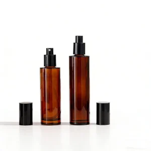 30ml 50ml Amber Glass Lotion Bottle Pump Bottle Cosmetic Dispenser Toner Spray Bottle