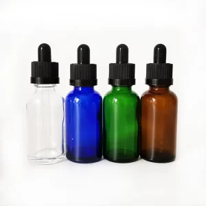 30ml 50ml Empty Glass Dropper Bottles Essential Oil Bottle with Dropper Cap