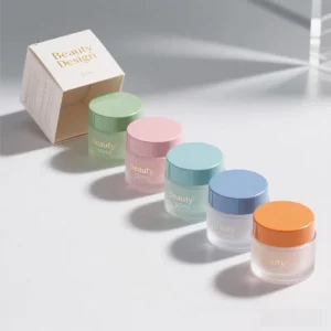 30ml 50ml Glass Cosmetic Face Cream and Moisturizer Jars with Box
