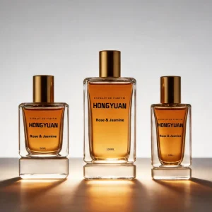 30ml 50ml Square Spray Glass Perfume Bottle Leak Proof with Logo Screen Printing