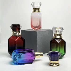 30ml 50ml Stock Perfume Glass Bottle Pump Spray Glass Bottle Perfume Container with Screw cap