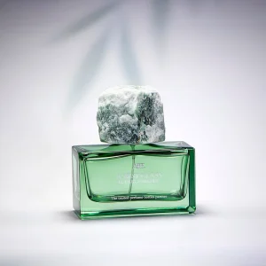 30ml Clear Rectangle Glass Perfume Bottle with Spray Pump and Unique Lid