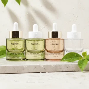 30ml Clear Thick Bottom Glass Dropper Serum Bottle Empty Luxury Cosmetic Essential Oil Skin Care Essence Packaging Container