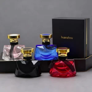 30ml Colorful Glass Perfume Atomizer Bottle with Lid
