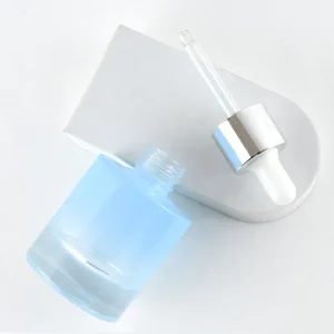 30ml Electroplated Thick-Wall Glass Dropper Bottle for Cosmetics