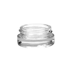 30ml Frosted Cleaar Round Pots Glass Cosmetic Cream Jars