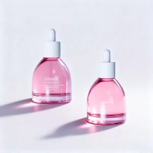 30ml Glass Container with Screen Printing and Dropper for Essential Oils and Skincare
