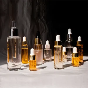 30ml Glass Dropper Bottle with Plastic Collar and Dropper Cap for Oils