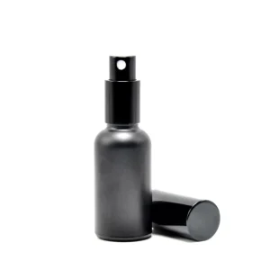 30ml Matte Rose Gold Glass Essential Oil Spray and Roll-On Bottle with Eye Massager