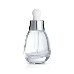 30ml Oval Glass Dropper Bottle for Hair Oil and Skincare Packaging
