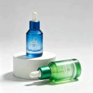 30ml Thick-Bottom Glass Serum or Essential Oil Bottle with Dropper