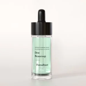 30ml Transparent Glossy Round Thick Bottom Glass Bottle with Dropper