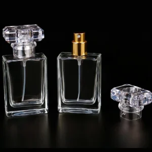 30ml50ml Glass Perfume Bottle Screw Top Grade Spray Bottle Cosmetic Transparent Bottle