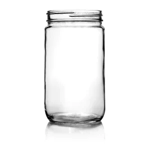 32oz Straight-Sided Glass Jar with 89/400 Finish