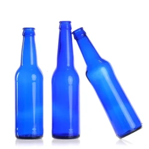 330ml 12oz Brown Amber Green Crown Finish Glass Beer Bottle