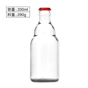 330ml 500ml 1000ml Brewery Glass Bottle Supplier for Beer Packaging