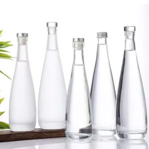 330ml 500ml Clear Glass Drinking Bottles for Juice Tea and Water