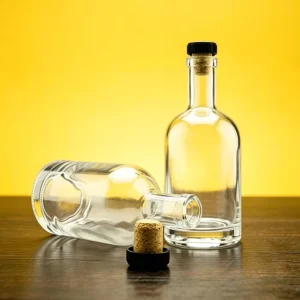 330ml 750ml Thick-Bottom Crystal-Clear Glass Wine Bottle For Red Wine and Ice Wine