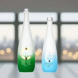 330ml Frosted Juice, Water, Soda, and Beverage Glass Bottle for Sparkling Water and Milk