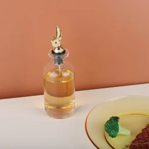 350ml Glass Oil Dispenser Bottle Food-Grade Lead-Free Glass
