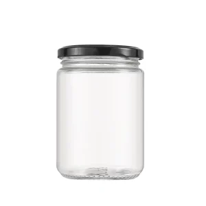 350ml Round Glass Canning Jar for Honey, Pork Lard, Ghee and Butter