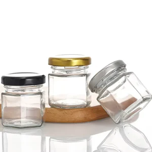 35ml 25ml Custom Food Grade Small Pudding Glass Jars Jams Bottle in Bulk