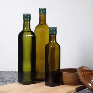 375ml 500ml 700ml 750ml 1000ml Cap Oil Glass Bottles