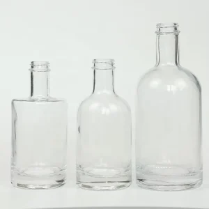 375ml Empty Glass Bottle with 28/400 Screw Cap for Spirits, Liquor, Vodka, Tequila, and Sauces