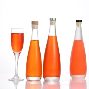 375ml or 500ml Glass Water, Juice, and Ice Wine Bottle Factory Supplier