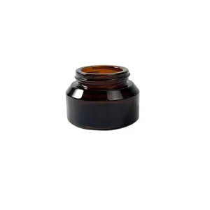 37ml Amber Glass Cosmetic Cream Jar for Skin Care