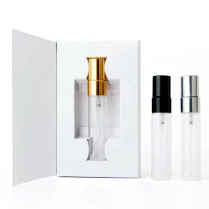 3ml 5ml 10ml Portable Refillable Mini Glass Perfume Spray Bottle with Paper Box