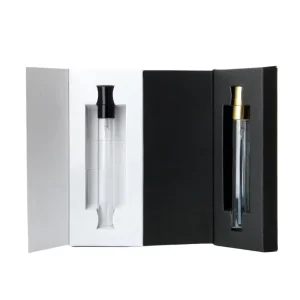 3ml 5ml 10ml Refillable Glass Spray Perfume Sample Bottles with Paper Box