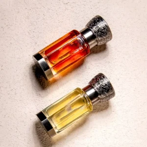 3ml 6ml 10ml 12ml Screw Cap Octagonal Polished Clear Glass Bottles for Oud Oil and Attar