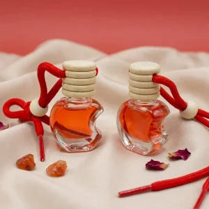 3ml Car Fragrance Bottle Automatic Diffuser Refill Empty Glass Mini Hanging Car Perfume Diffuser Bottle