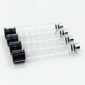 3ml Eco Friendly Biodegradable Water Resistant Durable Glass Cartridge Aluminum Lid Screw Cap Beverage Packaging