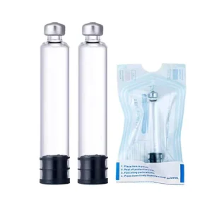 3ml Individual Packaging Glass Cartridge with Rubber Stopper and Gold Caps